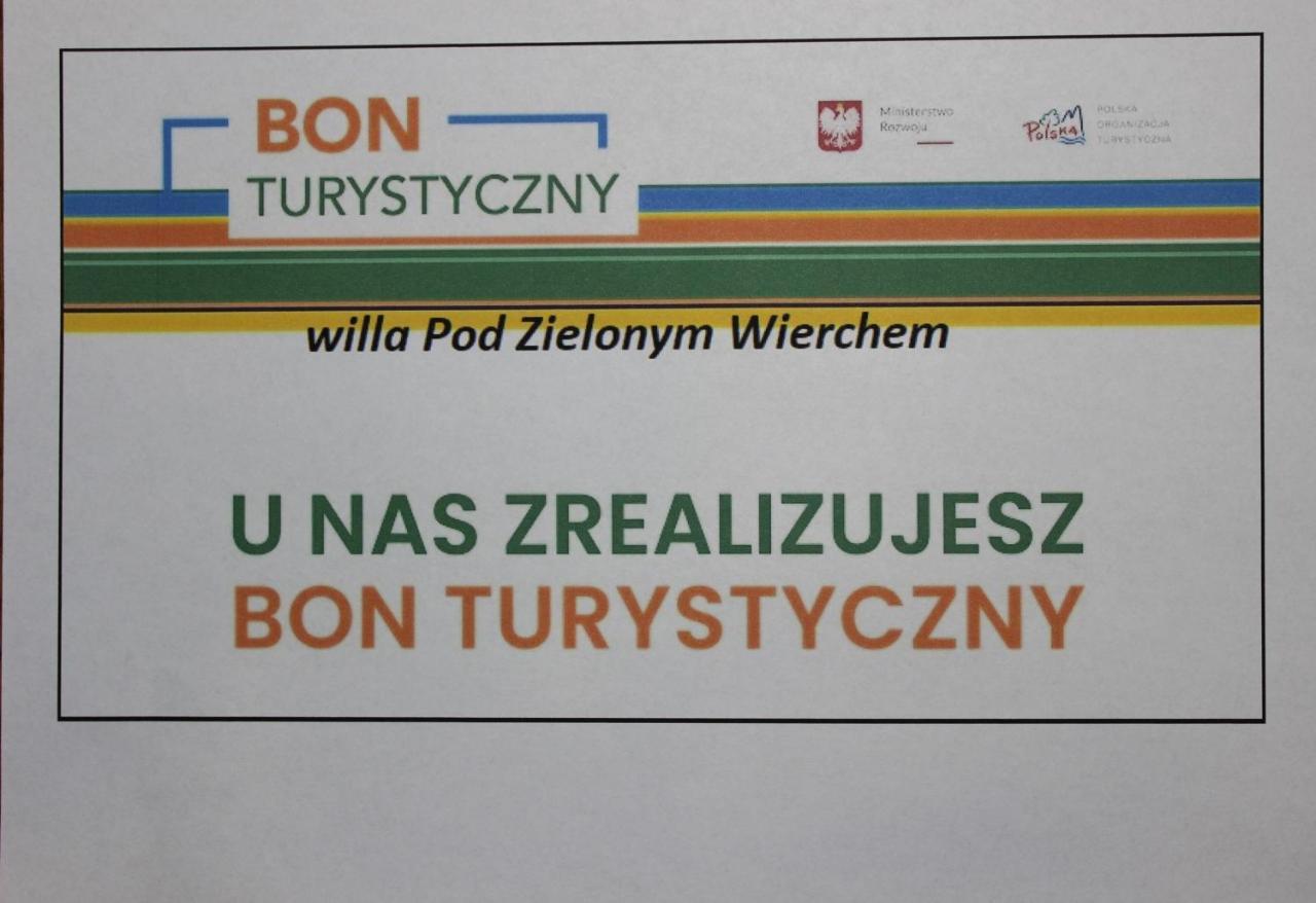 Willa Pod Zielonym Wierchem Zakopane Dış mekan fotoğraf